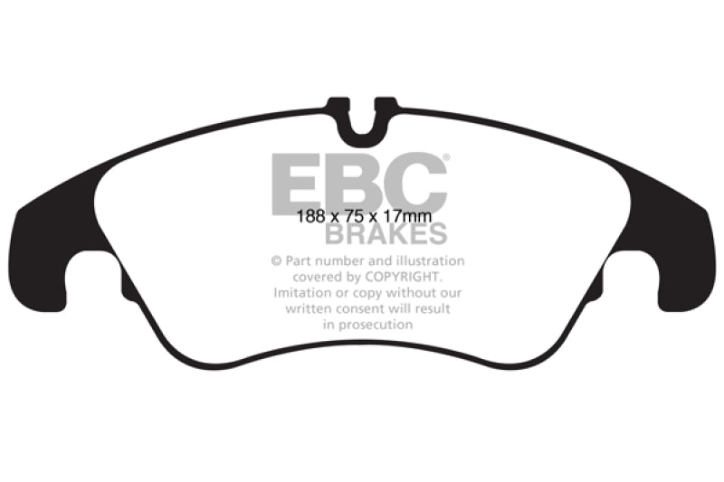 Pastillas de freno delanteras EBC 11 Audi A6 2.0 Turbo Greenstuff