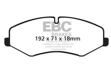 Cargar imagen en el visor de la galería, EBC 10-14 Land Rover LR4 5 Pastillas de Freno Delanteras Yellowstuff