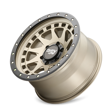 Cargar imagen en el visor de la galería, Dirty Life 9311 Enigma Pro 17x9/8x165.1 BP/-12mm Offset/130.8mm Hub Rueda de oro satinado - Beadlock