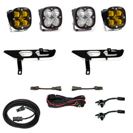 Baja Designs 2021+ Ford F150 Kit de bolsillo antiniebla SAE Amber Squadron Pro DC
