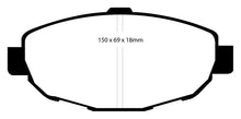 Cargar imagen en el visor de la galería, EBC 99-01 Lexus SC300 3.0 Pastillas de freno delanteras Redstuff