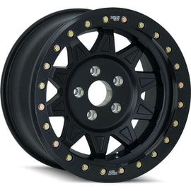 Dirty Life 9302 Roadkill Race 17x9/8x165.1 BP/-14mm Offset/130.8mm Hub Rueda negra mate - Beadlock