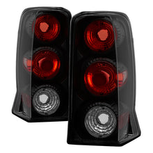 Cargar imagen en el visor de la galería, Spyder Cadillac Escalade 02-06 Euro Tail Lights Black Smoke ALT-YD-CE02-BSM