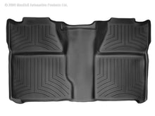 Cargar imagen en el visor de la galería, WeatherTech 07-13 Chevrolet Silverado Crew Cab Rear FloorLiner - Black
