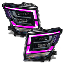Cargar imagen en el visor de la galería, Oracle 21-22 Nissan Titan RGB+W Headlight DRL Upgrade - ColorSHIFT w/ RF Controller SEE WARRANTY