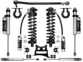 ICON 2017+ Ford F-250/F-350 2.5-3 pulgadas Etapa 4 Sistema de conversión de amortiguadores roscados