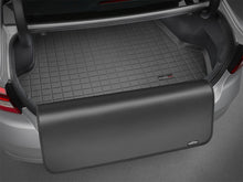 Cargar imagen en el visor de la galería, WeatherTech 2015+ Ford Mustang Cargo Liner w/ Bumper Protector - Black