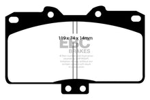 Cargar imagen en el visor de la galería, EBC 91-93 Dodge Stealth 3.0 4WD Redstuff Pastillas de freno delanteras