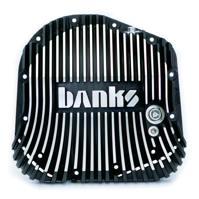 Banks 85-19 Ford F250/F350 Kit de cubierta de diferencial fresado negro de 10,25 pulgadas y 12 pernos