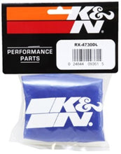 Cargar imagen en el visor de la galería, Envoltura de filtro de aire K&amp;N Drycharger azul para RX-4730
