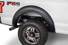 Cargar imagen en el visor de la galería, Bushwacker 15-17 Ford F-150 Styleside Extend-A-Fender estilo bengalas 4 piezas 67.1/78.9/97.6 pulgadas cama - negro