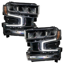 Cargar imagen en el visor de la galería, Oracle 19-21 Chevy Silverado 1500 RGB+W Headlight DRL Upgrade Kit - ColorSHIFT 2 SEE WARRANTY