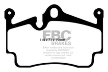 Cargar imagen en el visor de la galería, EBC 09-12 Porsche Boxster (Cast Iron Rotors only) 2.9 Bluestuff Rear Brake Pads