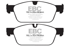 Cargar imagen en el visor de la galería, EBC 13-16 Mercedes-Benz GL350 3.0 TD AMG Package Greenstuff Front Brake Pads
