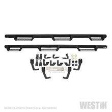 Cargar imagen en el visor de la galería, Westin/HDX 07-19 Chevrolet Silverado 2500 8ft Drop Wheel to Wheel Nerf Step Bars - Textured Black