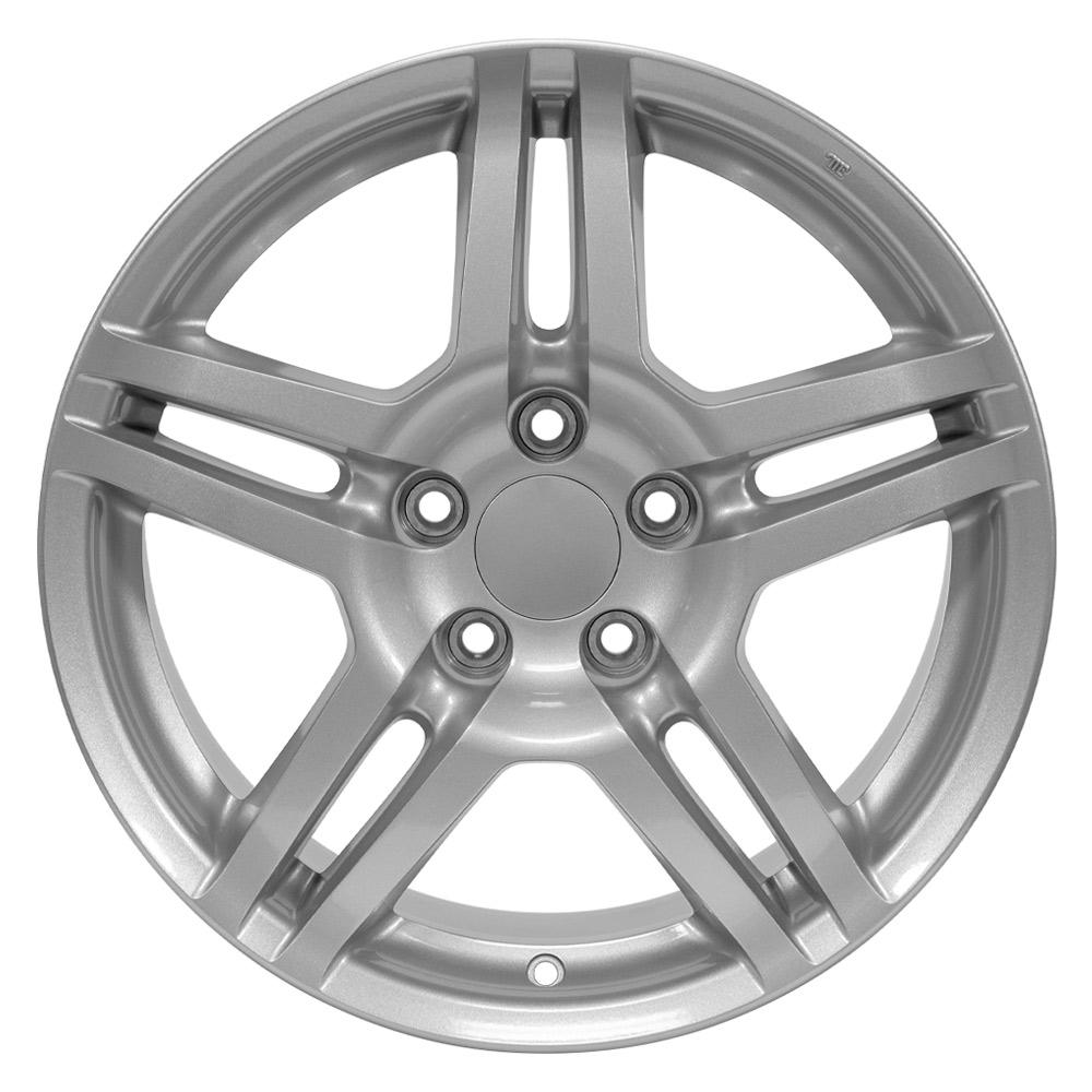 17" Replica Wheel AC04 Fits Acura TL Rim 17x8 Silver Wheel