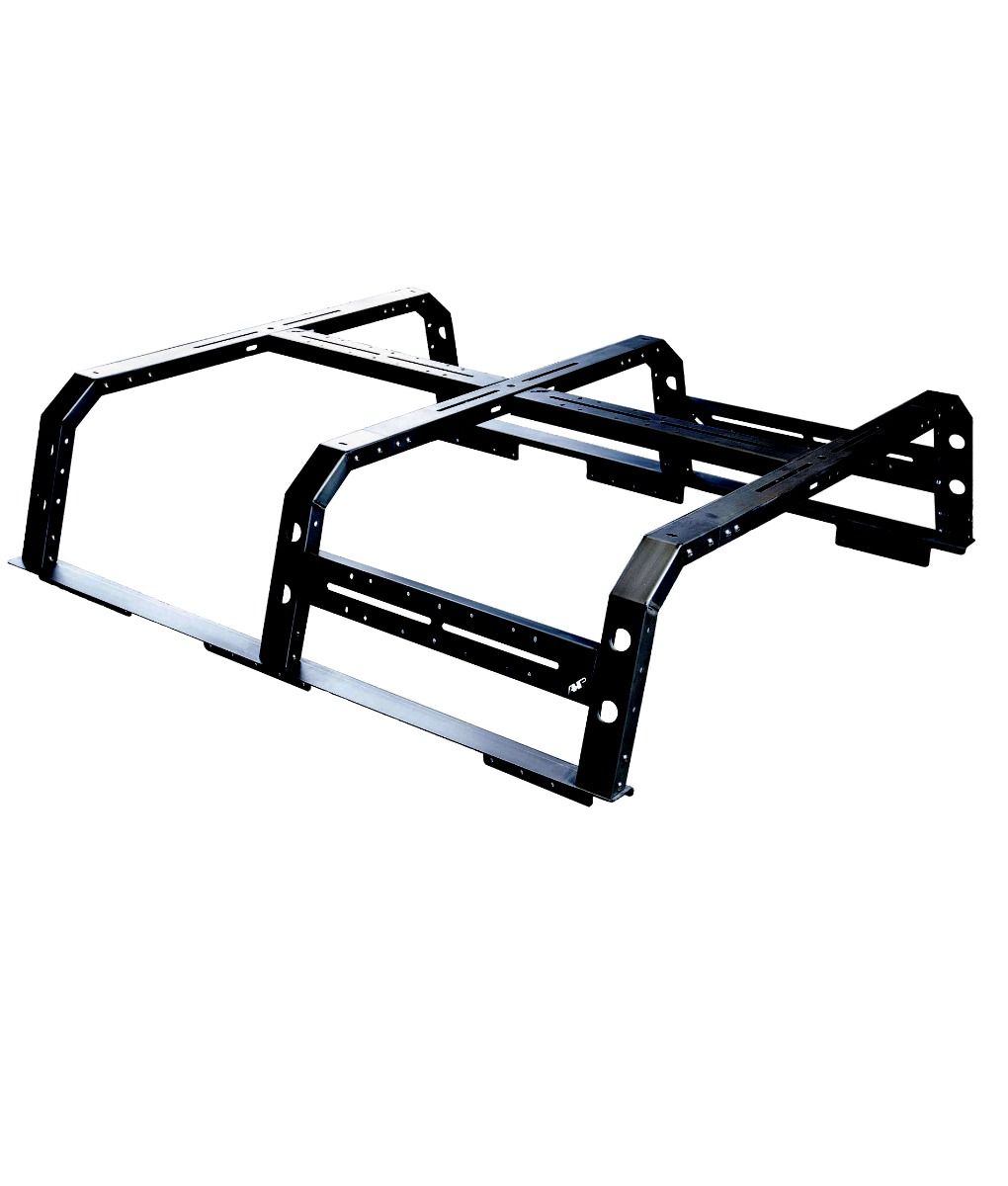 Tacoma APEX Modular Pack Rack 05-Present Toyota Tacoma Long Bed Black Powdercoat All Pro Off Road