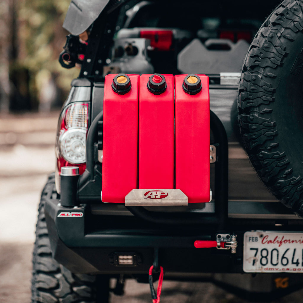 RotopaX Carrier for Dual Swing Out Rear Bumper with Standard T-Handle for 05-15 Toyota Tacoma All Pro Off Road