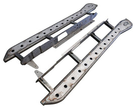 Tacoma APEX Rock Sliders Bare with Fill Plates 05-Present Toyota Tacoma Double Cab Long Bed All Pro Off Road