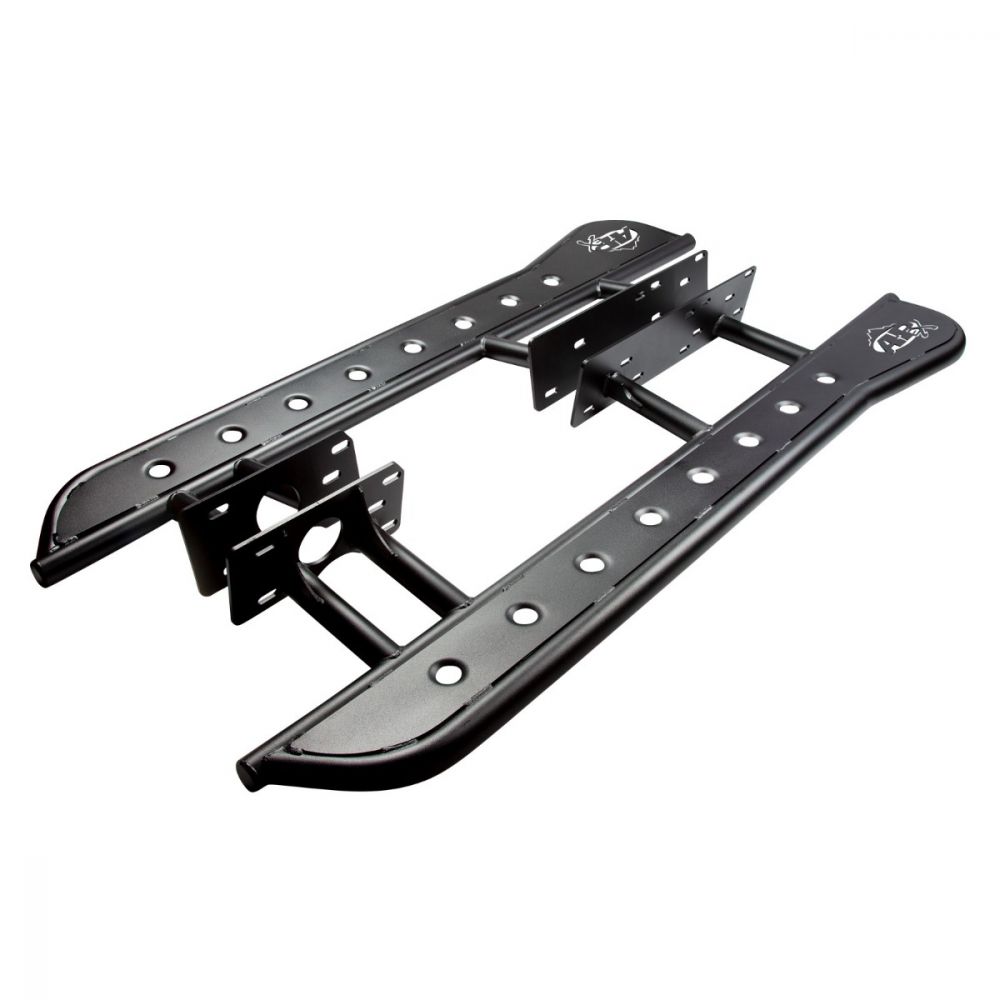 4Runner APEX Rock Sliders Black Powdercoat 2010 and Up Toyota 4Runner All Pro Off Road