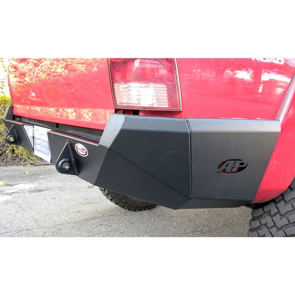 05-15 Toyota Tacoma Rear Bumper Side Extensions Aluminum Black Powdercoat All Pro Off Road