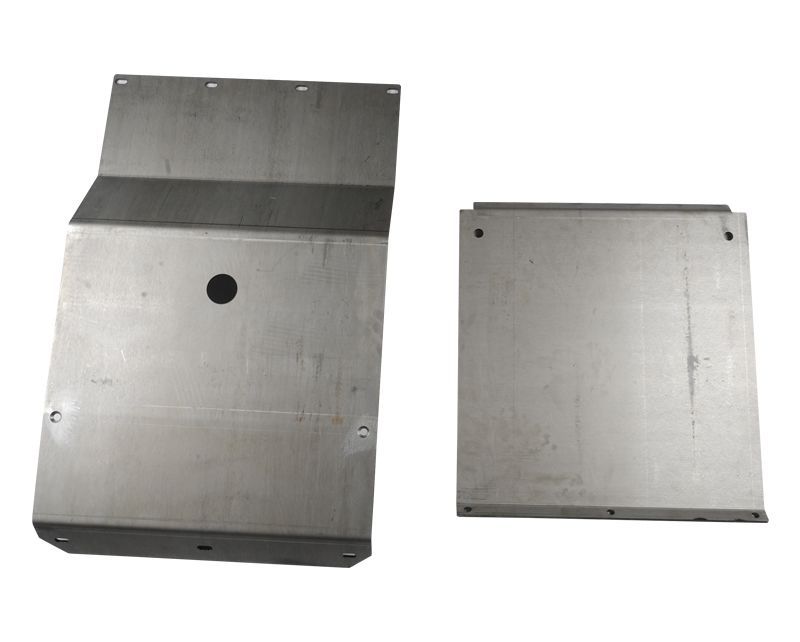 95-04 Toyota Tacoma Steel IFS and Transmission Skid Plate Set Black Powdercoat All Pro Off Road