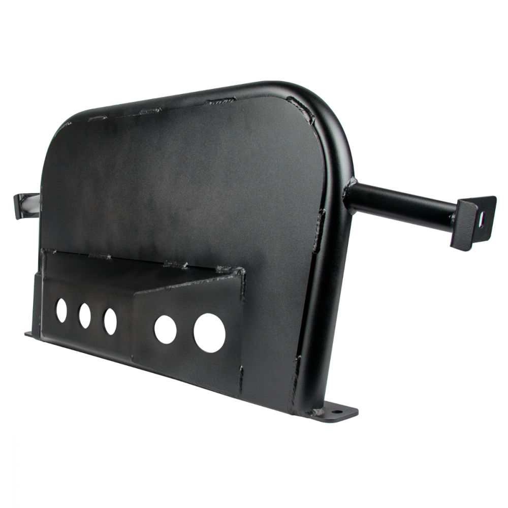 Tacoma T-Case and Exhaust Skid Plate 05-Present Toyota Tacoma Black Powdercoat All Pro Off Road