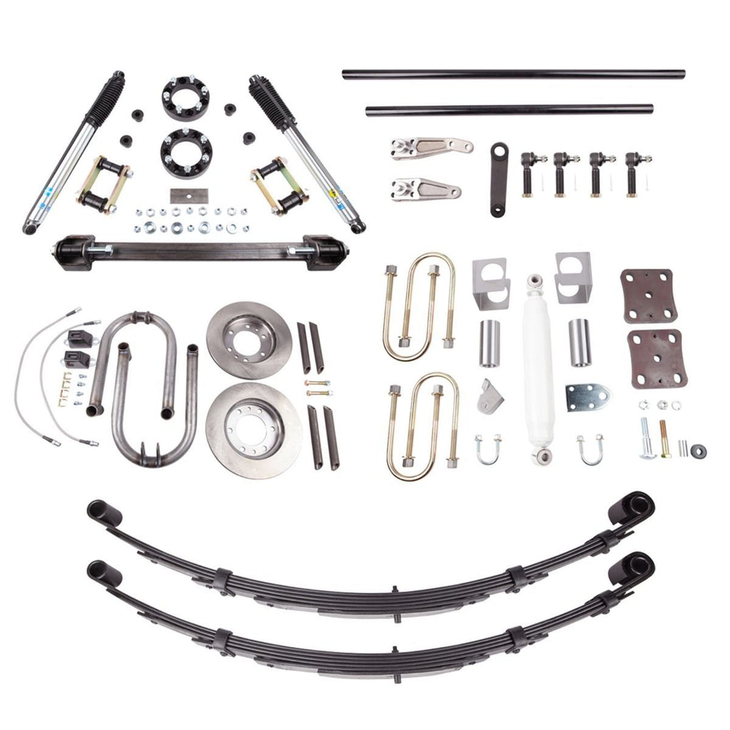 86-95 Toyota Solid Axle Swap SAS Kit 5.0 Inch Front Long Travel Springs All Pro Off Road
