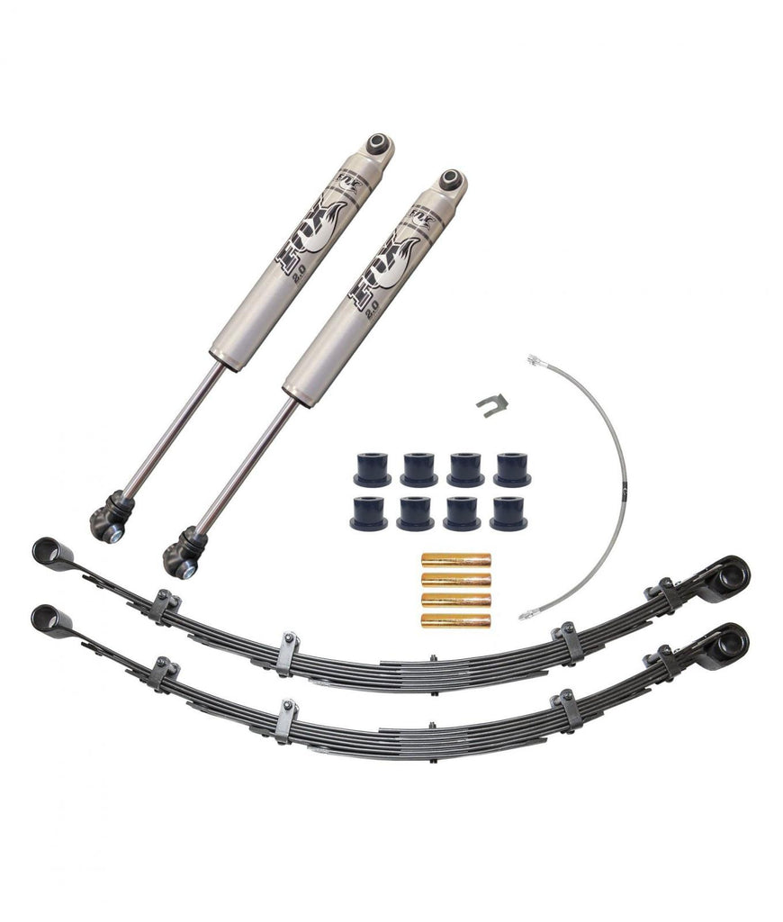 95-04 Toyota Tacoma Rear Suspension Kits w/ Fox 2.0 Shocks and Standard Leaf Springs All Pro Off Road
