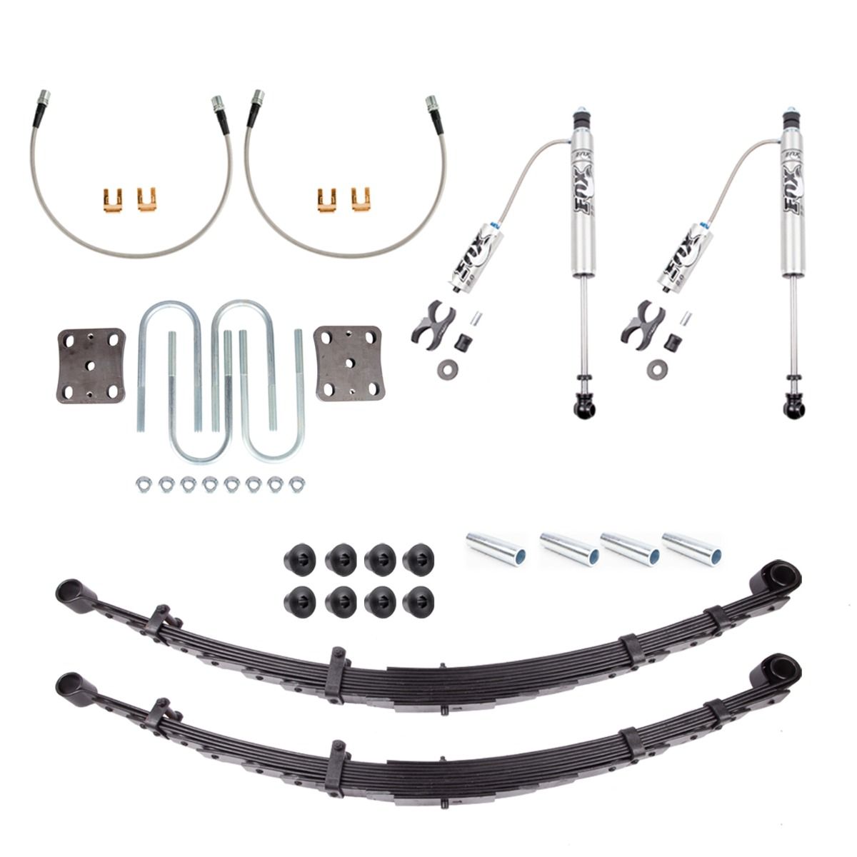 05-Present Toyota Tacoma Rear Suspension Kit w/ Fox 24-118 Shocks and Standard Leaf Springs All Pro Off Road