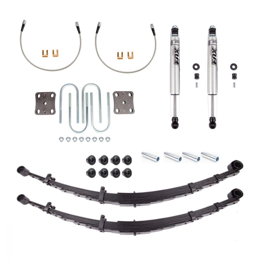 05-Present Toyota Tacoma Rear Suspension Kit w/ Fox 679 Shocks and Expedition Leaf Springs All Pro Off Road