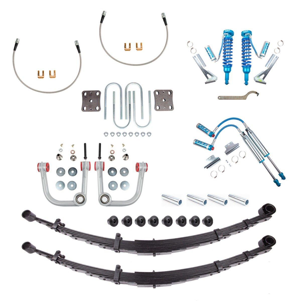 05-Present Toyota Tacoma APEX Suspension Kit w/ Adjustable King Shocks Expedition Springs All Pro Off Road