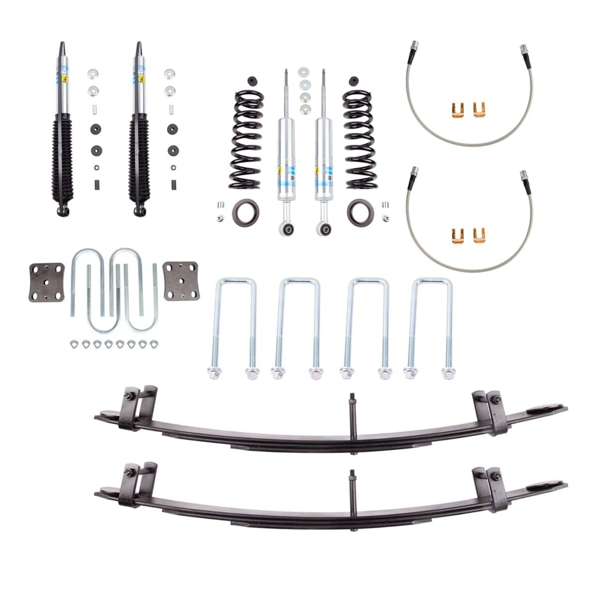 05-Present Toyota Tacoma Suspension Kit with Bilstein Shocks Assembled Expedition Springs and Universal Bumps All Pro Off Road