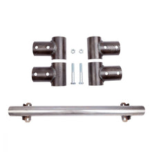 Cargar imagen en el visor de la galería, Tacoma Short Bed Pack Rack Accessory Bar 95-04 Toyota Tacoma Single with Hi-Lift Mount All Pro Off Road
