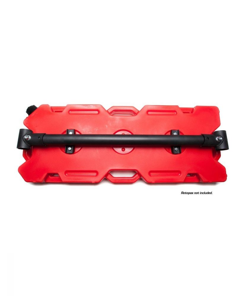 Tacoma Pack Rack Accessory Bar 05-Present Toyota Tacoma Short Bed Pair 1 No Mount and 1 Rotopax All Pro Off Road