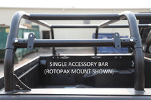 Cargar imagen en el visor de la galería, Tacoma Pack Rack Accessory Bar 05-Present Toyota Tacoma Short Bed Pair 1 No Mount and 1 Rotopax All Pro Off Road
