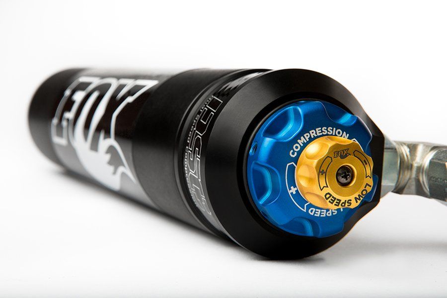 Tacoma Remote Reservoir Shocks Fox 2.5 Factory Series Rear with 2.5 DSC Adjuster 1.5 Inch Lift 05-Present Toyota Tacoma All Pro Off Road