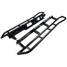 Cargar imagen en el visor de la galería, Tacoma Rock Sliders Black Powdercoat without Fill Plates 05-18 Toyota Tacoma Access Cab Long Bed/Double Cab Short Bed All Pro Off Road