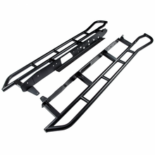 Load image into Gallery viewer, Tacoma Rock Sliders Black Powdercoat without Fill Plates 05-18 Toyota Tacoma and Double Cab Long Bed Black All Pro Off Road