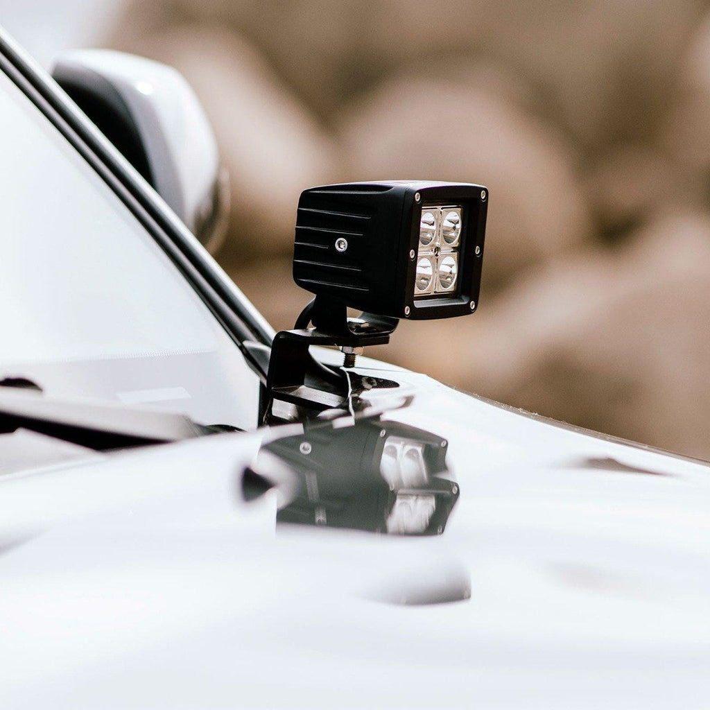 16-Present Tacoma Ditch Light Bracket Kit with Spot Lights All Pro Off Road