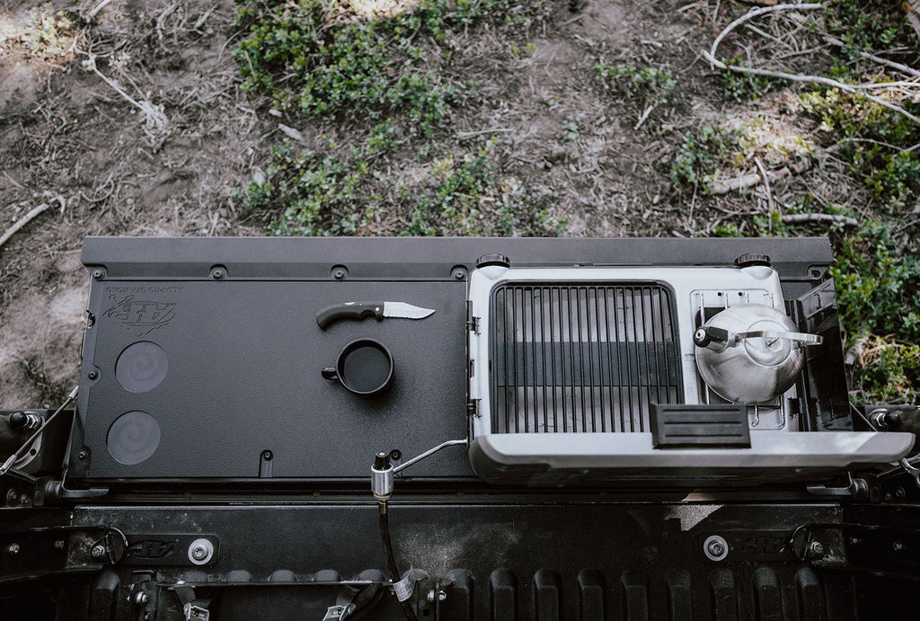 05-Present Toyota Tacoma Overland Tailgate Table - Smooth Surface All Pro Off Road