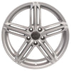 18" Replica Wheel AU12 Fits Audi RS6 Rim 18x8 Silver Wheel