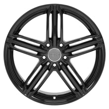 Cargar imagen en el visor de la galería, 18" Replica Wheel AU12 Fits Audi RS6 Rim 18x8 Black Wheel ET35