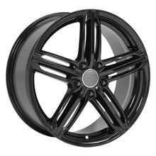 Cargar imagen en el visor de la galería, 18" Replica Wheel AU12 Fits Audi RS6 Rim 18x8 Black Wheel ET45