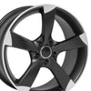 19" Replica Wheel AU29 Fits Audi S4 Rim 19x8.5 Machined Wheel