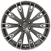 20" Replica Wheel AU32 Fits Audi Q Series Rim 20x9 Gunmetal Mach'd Wheel