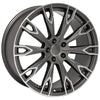 20" Replica Wheel AU32 Fits Audi Q Series Rim 20x9 Gunmetal Mach'd Wheel