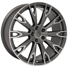 Cargar imagen en el visor de la galería, 20" Replica Wheel AU32 Fits Audi Q Series Rim 20x9 Gunmetal Mach'd Wheel