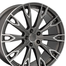 Cargar imagen en el visor de la galería, 20" Replica Wheel AU32 Fits Audi Q Series Rim 20x9 Gunmetal Mach'd Wheel