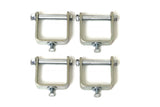 BDS Suspension Leaf Spring Clamps - Bolt Style | 2.5 Inch Wide | 4 Pack | BDS228010